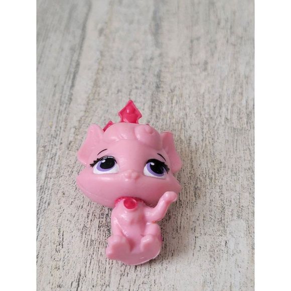 Miniature pink Tiara Crown Princess cat doll accessory pet toy - Picture 2 of 4